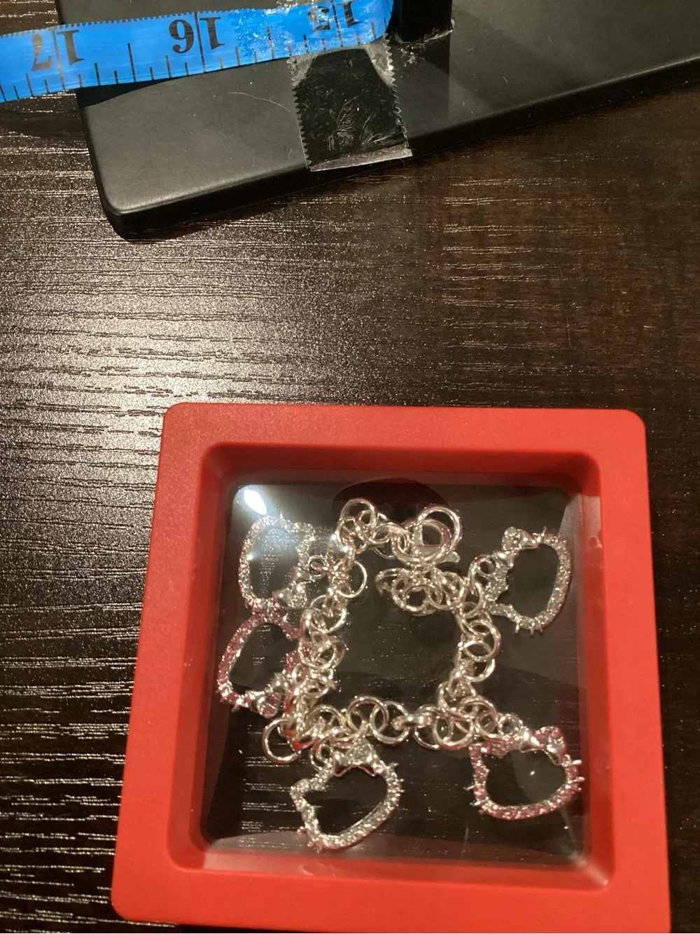 NWOT - Hello Kitty - Silver & Pink Charm Bracelet - Brand New !!! FREE GIFTS!!!